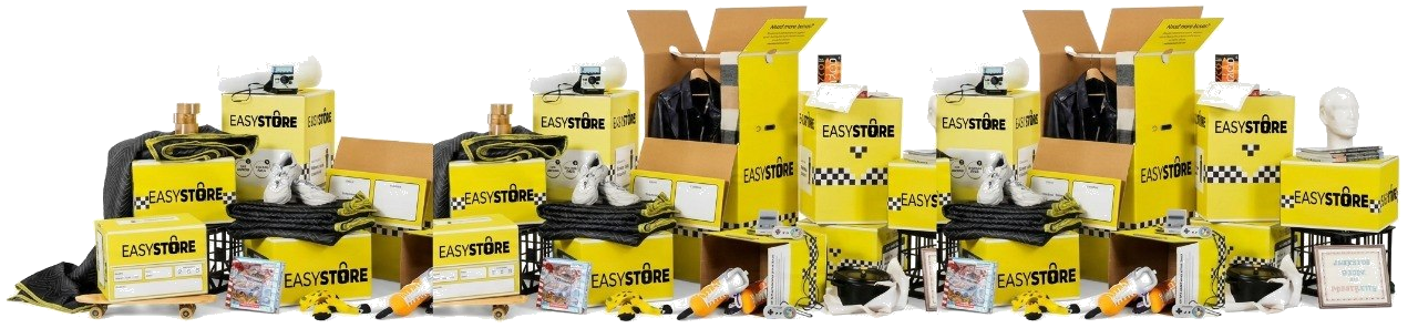 EasyStore packing supplies bundles — boxes, bubble wrap, tape and more